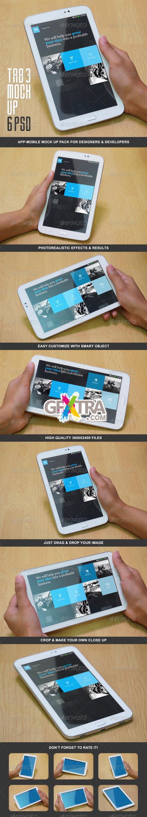 GraphicRiver - Tab 3 Mock Up Pack