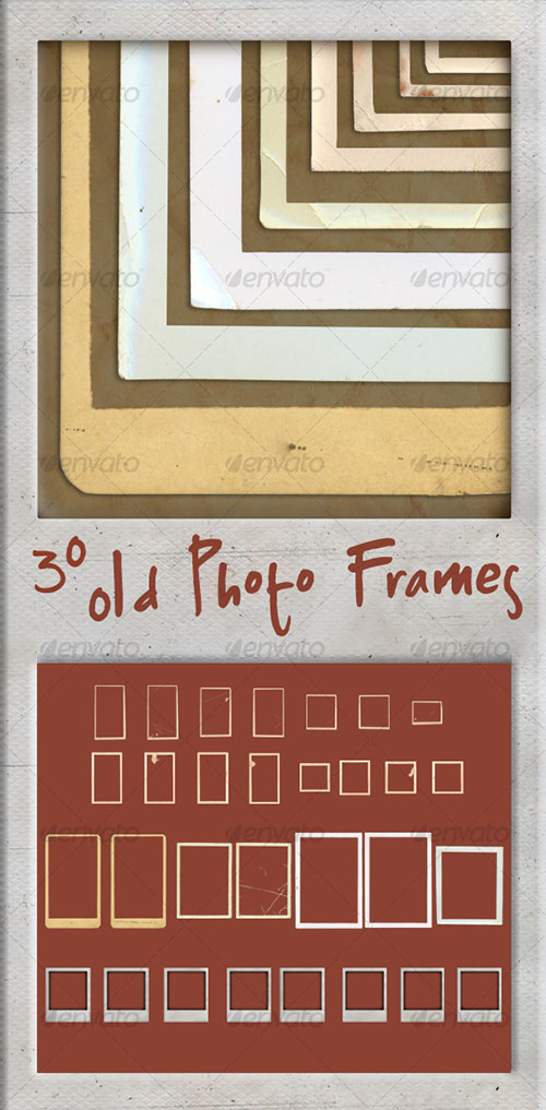 GraphicRiver - 30 Old Photo Frames 100051