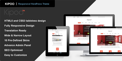 ThemeForest - Kipoo v1.1 - Responsive Business WordPress Theme