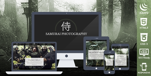 ThemeForest - Samurai Photography HTML Template - RIP