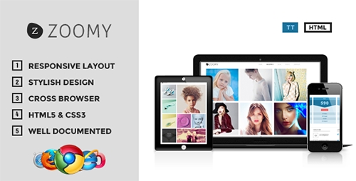 ThemeForest - Zoomy - Professional Photography HTML Theme - RIP