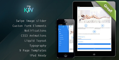 ThemeForest - KW7 Site Template - RIP