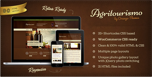 ThemeForest - AgriTourismo - Winery & Restaurant Template - RIP