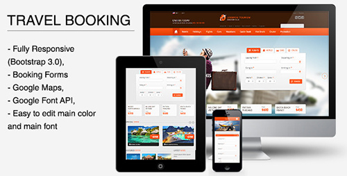 ThemeForest - The Travel Booking - Responsive HTML Template - RIP