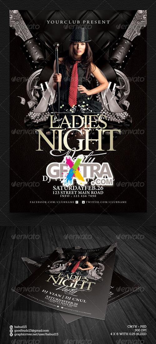GraphicRiver - Ladies Night Party Flyer Template