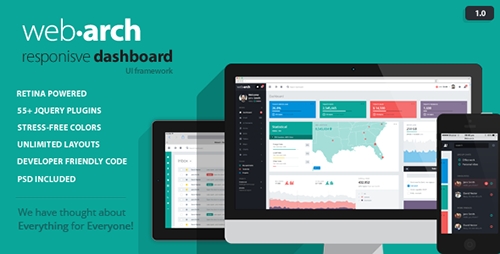ThemeForest - Webarch - Responsive Admin Dashboard Template - RIP