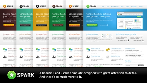 Mojo-Themes - Spark - A complete HTML template - RIP