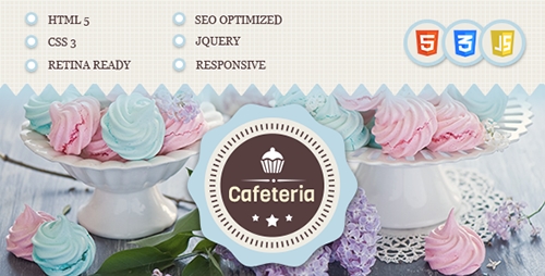 ThemeForest - Cafeteria Responsive HTML Template - RIP