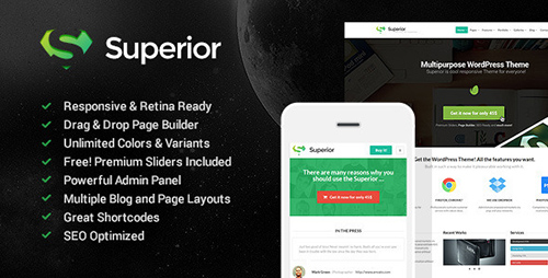 ThemeForest - Superior v1.0.1 - Responsive MultiPurpose WordPress Theme