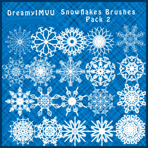ABR Brushes - Fancy Snowflake Brushes Part 2 - Winter 2013-2014