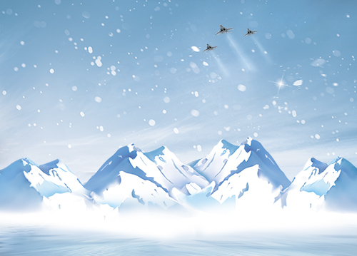 PSD Source - Snowy Mountains