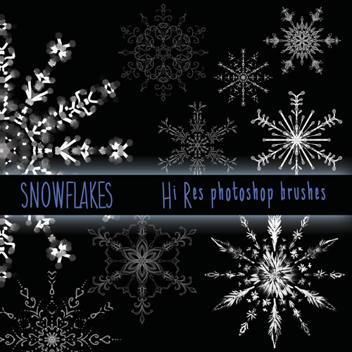 ABR Brushes - Fancy Snowflake Brushes Part 3