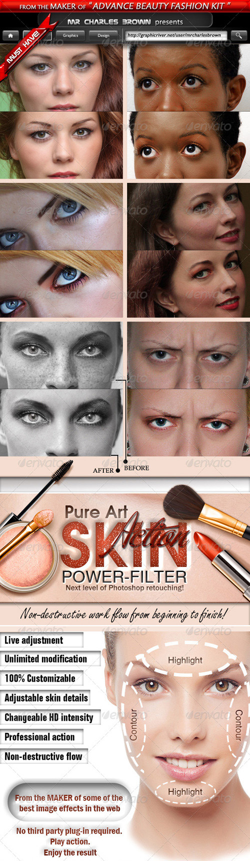 GraphicRiver - Pure Art Skin Power Filter