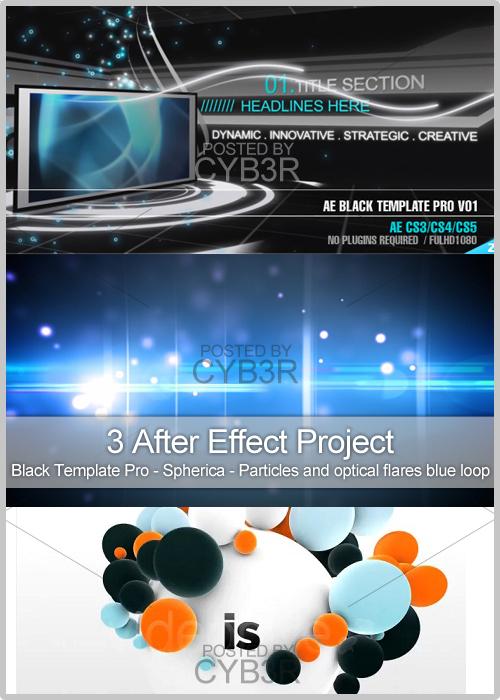 3 After Effect Project Collection