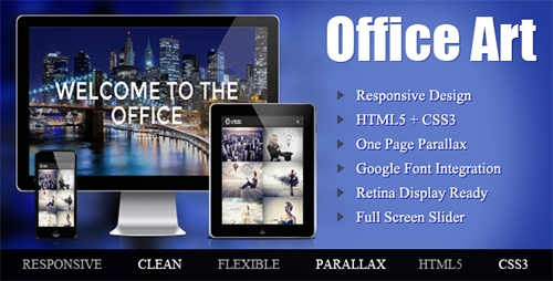 ThemeForest - Office Art - One Page Parallax - RIP