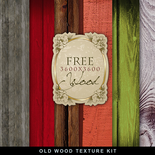 Textures - Colored Old Wooden Backgrounds