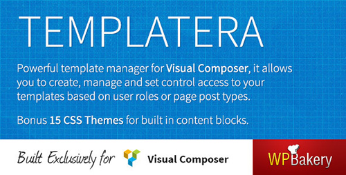 CodeCanyon - Templatera v1.0.2 - Template Manager for Visual Composer