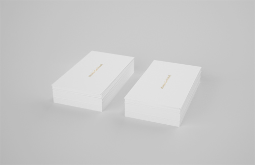Ivory Branding Mockup - Three - White Business Cards