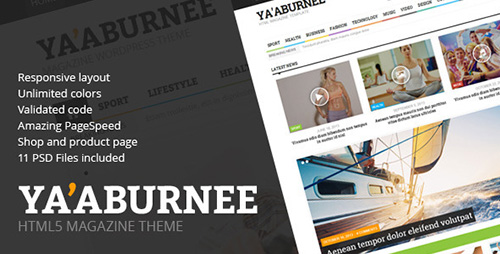 ThemeForest - Ya\'aburnee - Magazine and e-commerce HTML5 templat - RIP