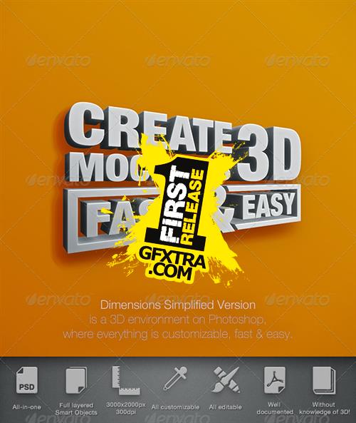 GraphicRiver - Dimensions Simplified Version - Mock-Up 3