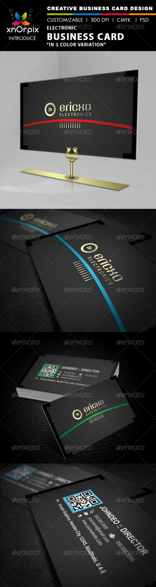 GraphicRiver - Electro Business Card