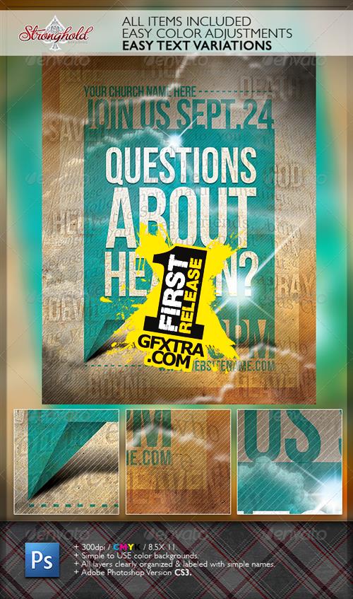GraphicRiver - Question\'s About Heaven Flyer Template