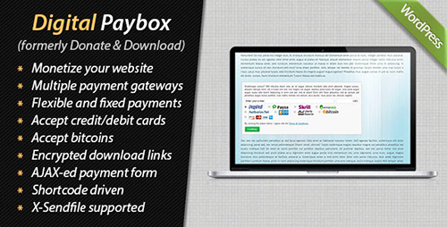 CodeCanyon - Digital Paybox v3.00 - Pay and Download