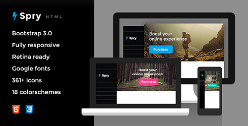 ThemeForest - Spry - Responsive HTML5 Template - RIP