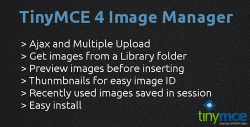 CodeCanyon - TinyMCE 4 Image Manager