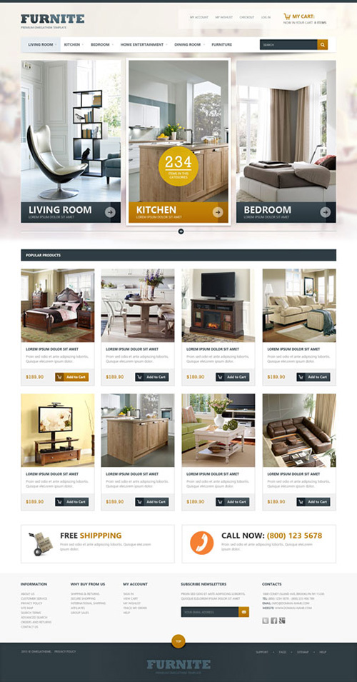 OmegaTheme - OT Furnite - High standard furniture stores Template For Joomla 2.5