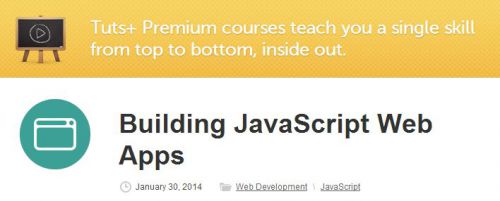 TutsPlus – Building JavaScript Web Apps