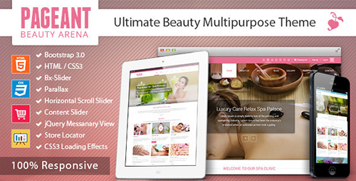 ThemeForest - Pageant - Multipurpose Beauty & Health Template - RIP