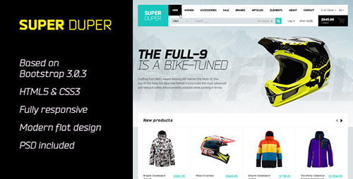 ThemeForest - SuperDuper | HTML5 Template Responsive - RIP