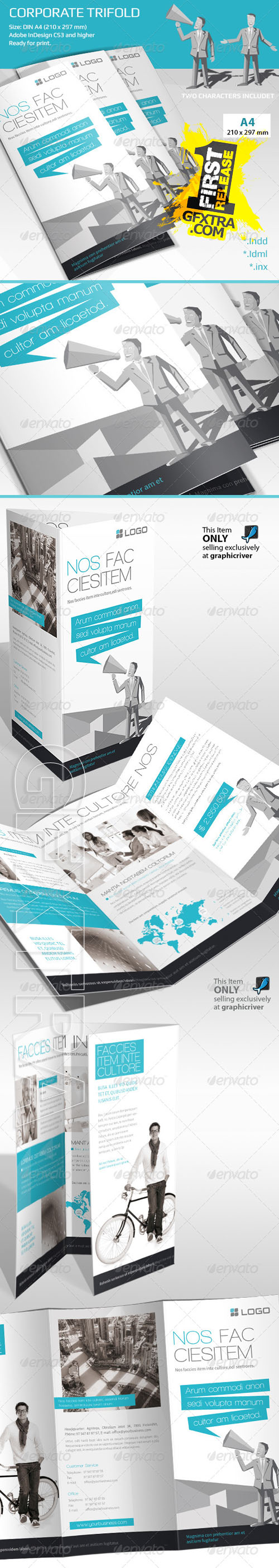 GraphicRiver - Corporate Tri-fold Brochure 6808657