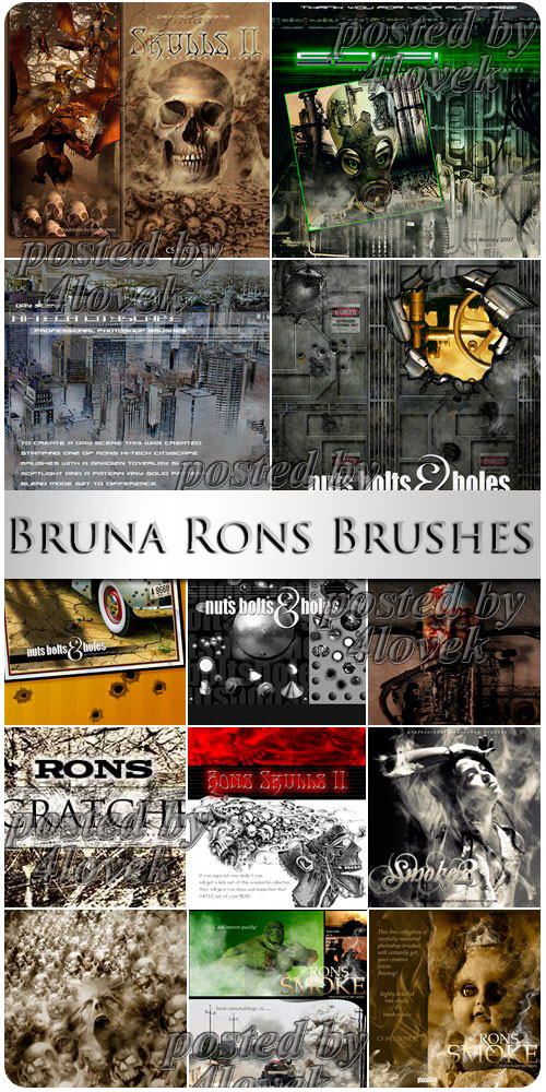 Bruna Rons Brushes Collection, 21 Sets