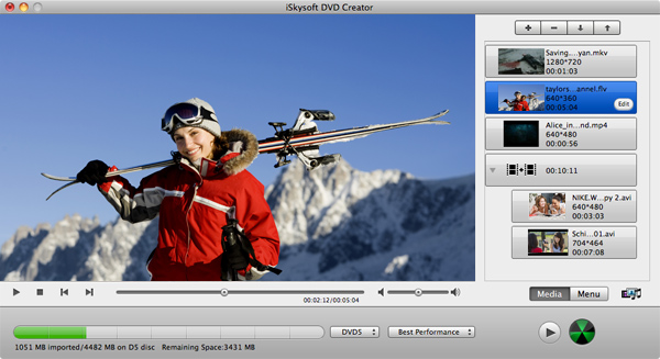 iSkysoft DVD Creator 3.8.0 (Mac OS X)