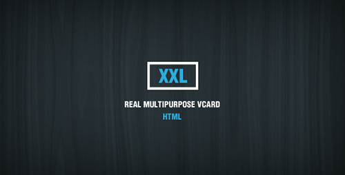 ThemeForest - XXL - Multipurpose HTML vCard - FULL