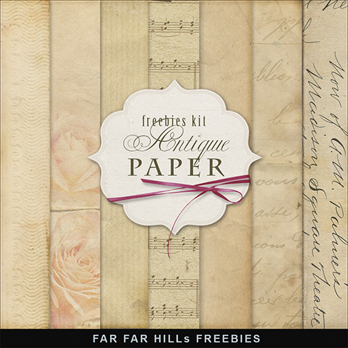 Textures - Antique Music Papers