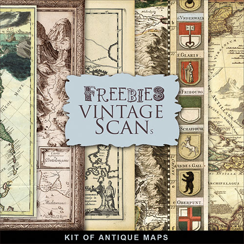 Textures - Antique Map 2014 Vol.4