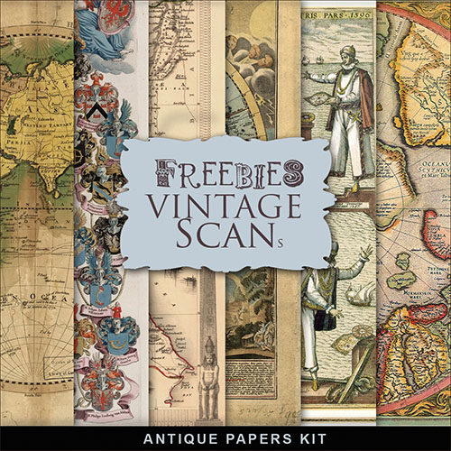 Textures - Antique Map 2014 Vol.3