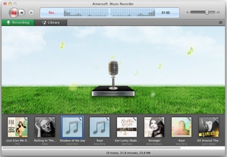 Aimersoft Music Recorder 2.0.0 Mac OS X