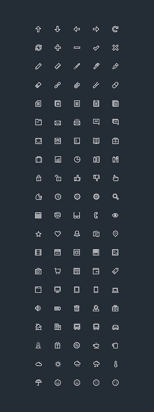 AI Web Icons - Lineart Icons