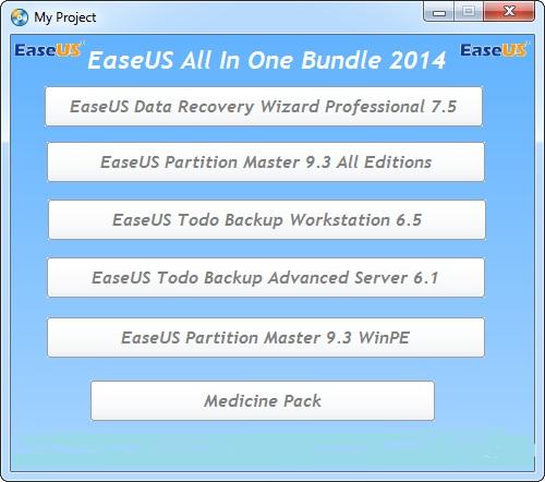 EaseUS All-in-One Software Bundle 2014 (DC 03.2014)