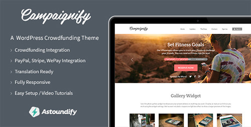 ThemeForest - Campaignify v1.5 - Crowdfunding WordPress Theme