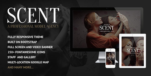 ThemeForest - Scent - Model Agency Site Theme - RIP