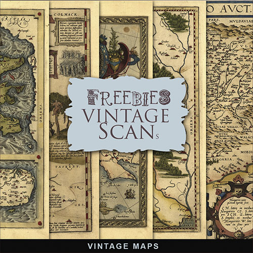 Textures - Antique Map 2014 Vol.6