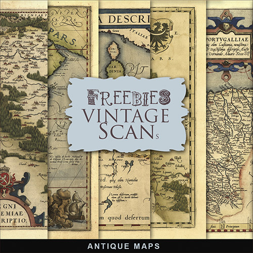 Textures - Antique Map 2014 Vol.8