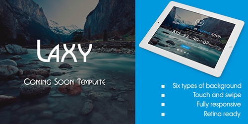 ThemeForest - Laxy - Responsive Coming Soon Template - RIP