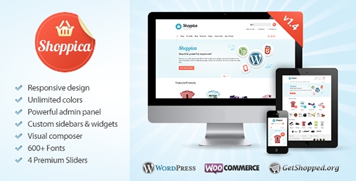 ThemeForest - Shoppica v1.4.1 - Responsive E-commerce WordPress Theme