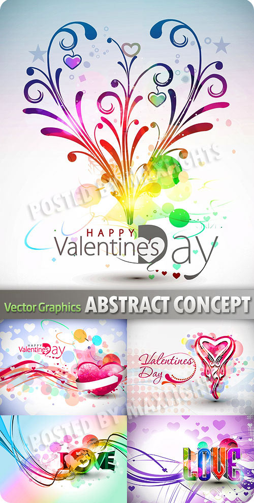 Abstract Valentine Day Concepts